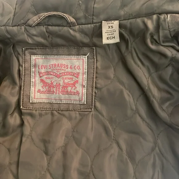 Levi’s Hooded Military Army Style Jacket Size XS NWT - Picture 13 of 14